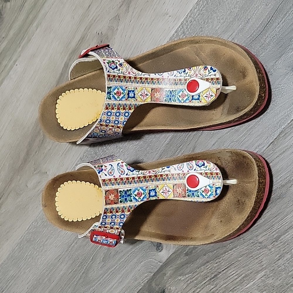 Desigual Graphic Print Sandals